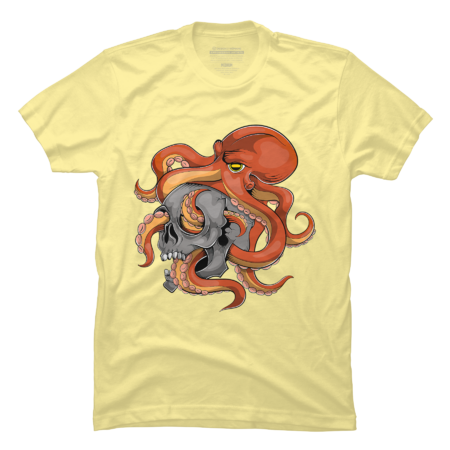 Skull Octopus T-Shirt by RattSi