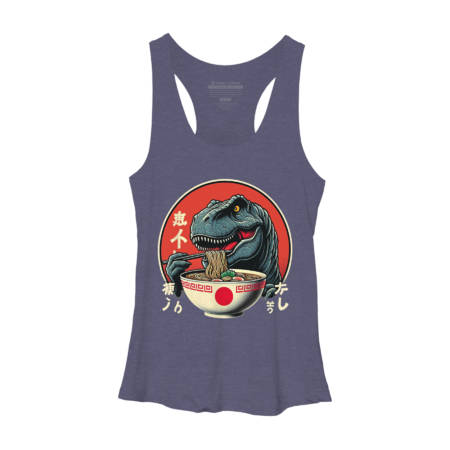 Dinosaur Ramen T-Rex Japanese T-Shirt by GrafiteGauntlet