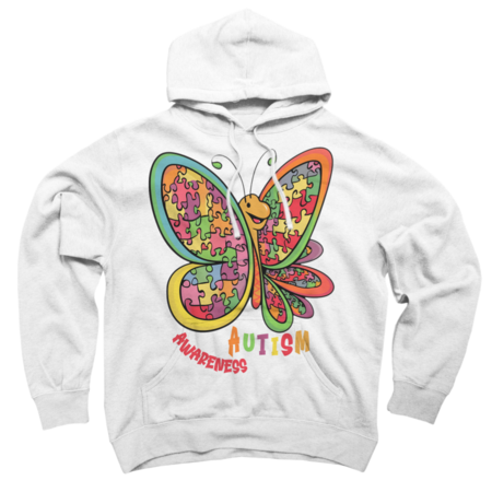 Butterfly Autism Awareness by TeeDesignHub