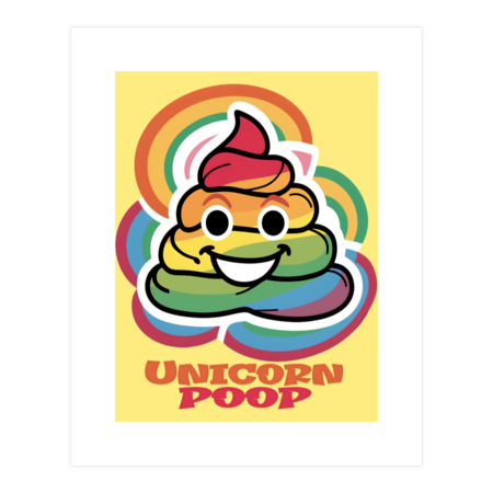 Funny Unicorn Poop by TeeDesignHub
