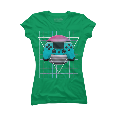 Video Game Controller Retro T-Shirt by FlwfeaWaffle