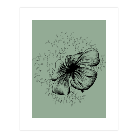 Single flower doodle by PeeTees
