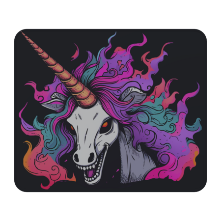 evil unicorn by maniabx