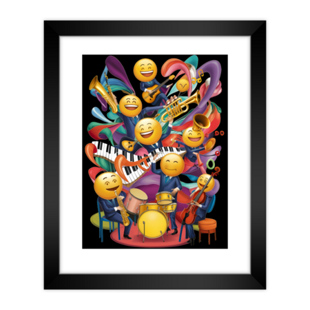 Emoji Symphony: Whimsical Notes Crafted from Expressive Emojis by SpeakingPrint