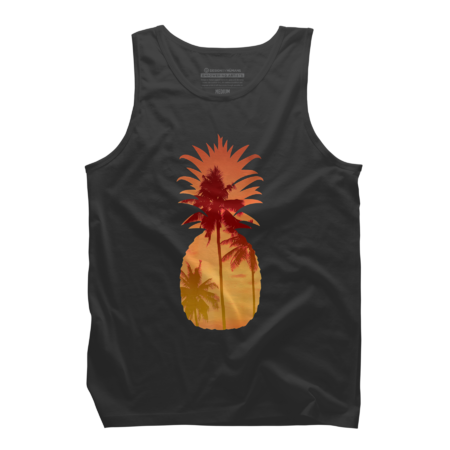 Trendy Tropical Pineapple  T-Shirt by CorinneW