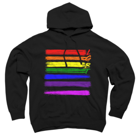 LGBT Flag Rainbow Shirt LGBT Pride T-Shirt by sivelobanova