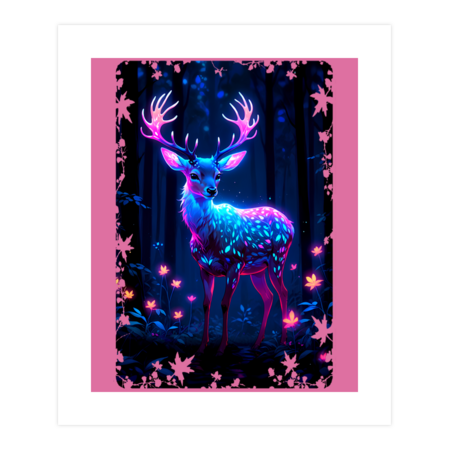 Magical Deer in the Forest by EVA3