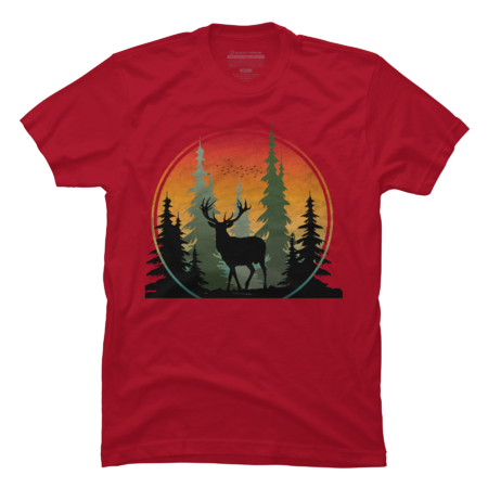 Sunset Deer Nature by designbyrose
