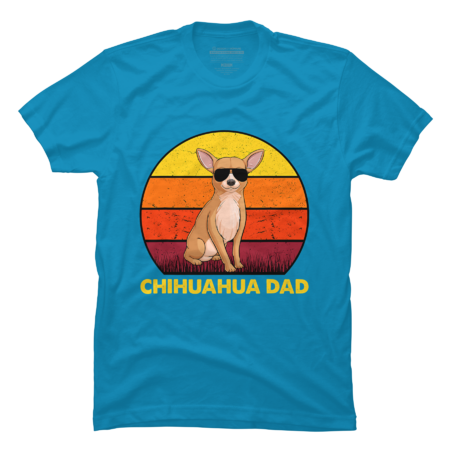 Chihuahua Dog Dad Vintage Father's day T-Shirt by symbolsatire