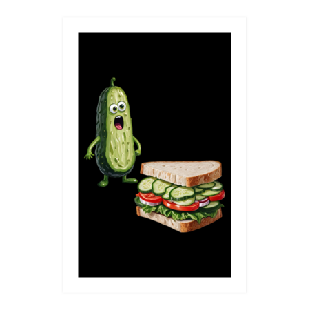 Pickle and Sandwich by Designbyhy