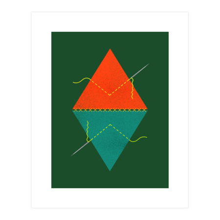 The Reflected Pyramid Geometrical Triangles by SOMZEE