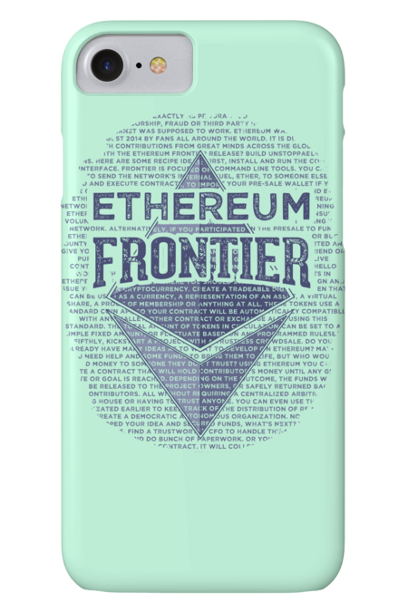 Ethereum Frontier grunge original blue by szabaduzso