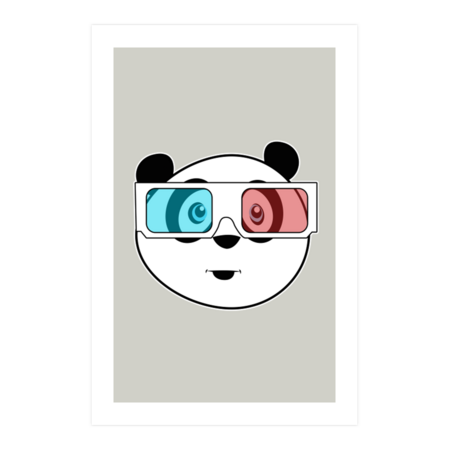 Panda - 3D Glasses by Adamzworld