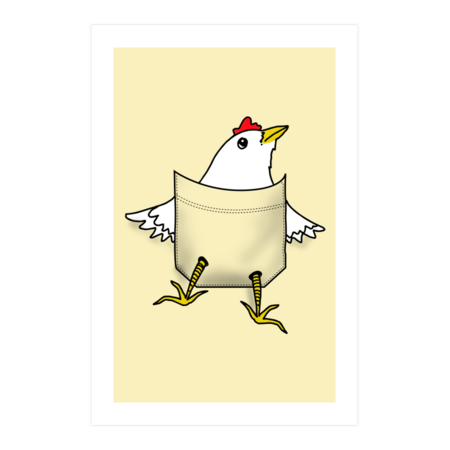 Funny pocket chicken by happycolours