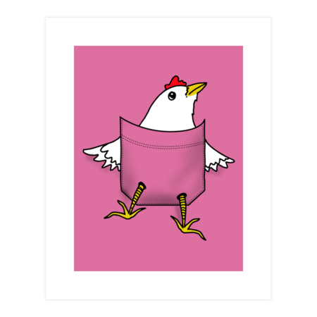 Funny pocket chicken by happycolours