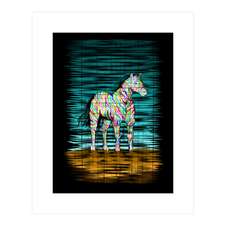 colorful zebra by akhyarisme