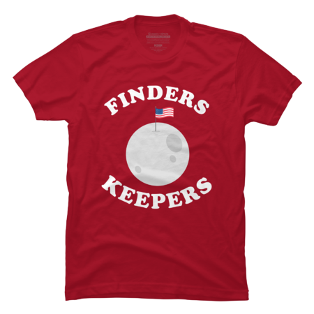 Finders Keepers USA Moon by dumbshirts