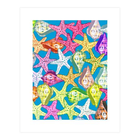 Multicolored seashells by gavila