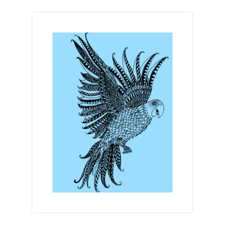 Zentangle Bird by Coffeeman