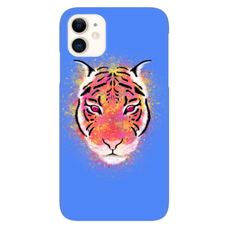 Sherbet Tiger by WillowArtPrints