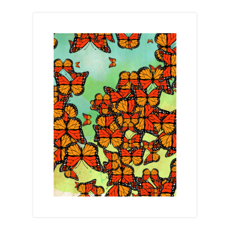 Monarch butterflies by gavila