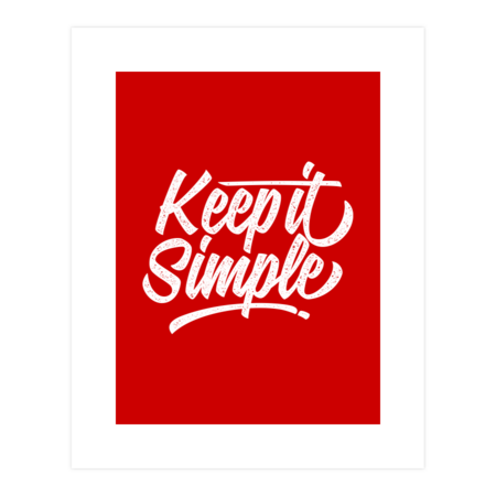 Keep it Simple by angoes