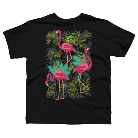 Pink Flamingos Exotic Birds by BluedarkArt