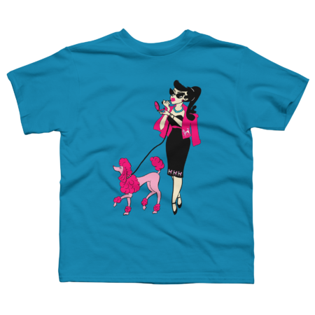 Pinky and her Poodle by burpdesigns