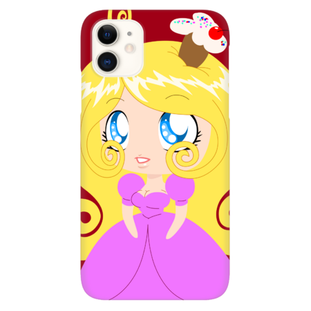Blond Cupcake Princess In Pink Dress by LironPeer