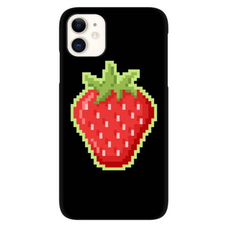 Pixel Strawberry by sombrasblancas