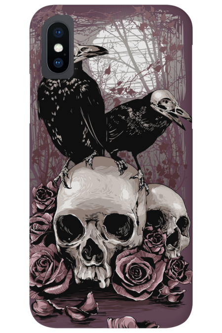 Crows &amp; Skulls W by OKPDESIGNERS