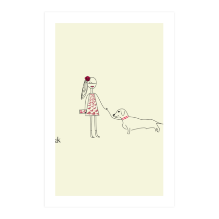 The Girl &amp; the Dog by akstyle