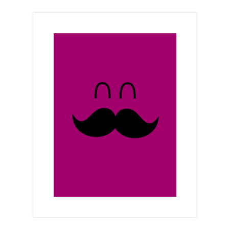 Funny Mustache Face by badbugs