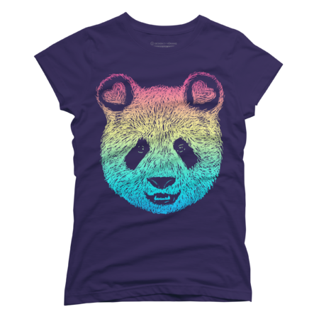 Rainbow Panda by pinkstorm