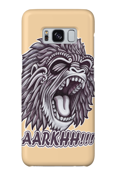 AAARKH!!! Gorilla scream by Cundrawan