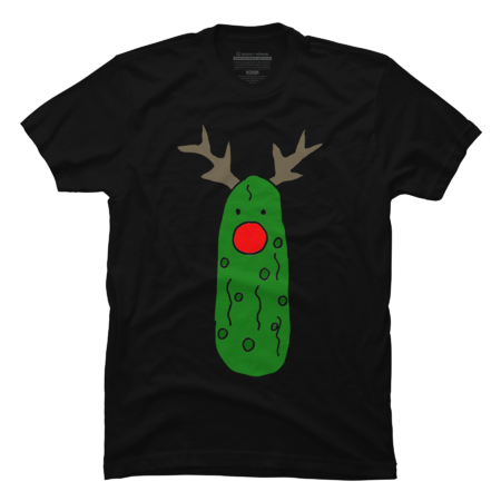 Funny Cool Christmas Pickle Reindeer by SmileToday