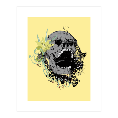 The Singing Skull by PalmStreetGallery