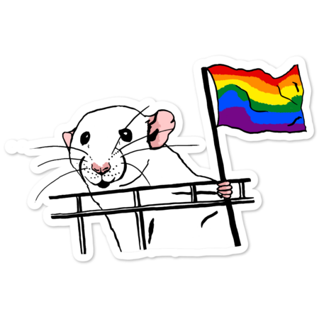 Rat Goes to Pride