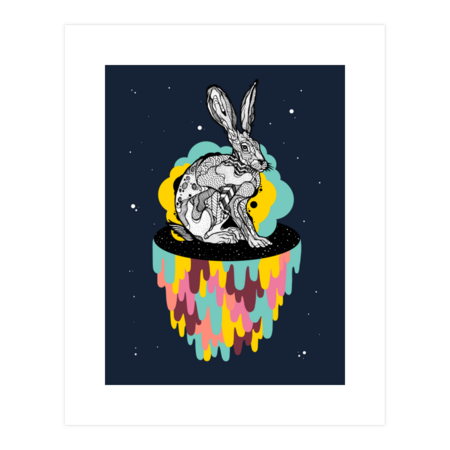 Space Rabbit by casiegraphics