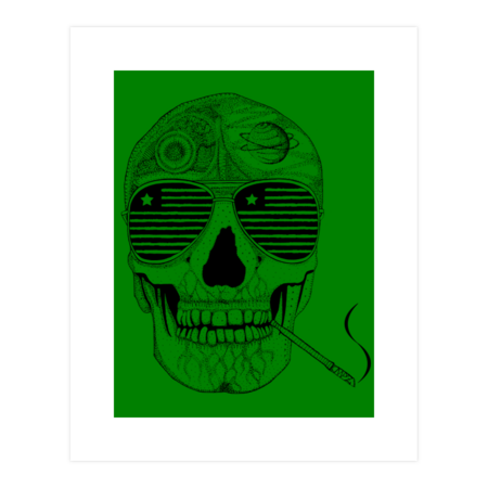GONZO SKULL (INK ONLY) by MPZ183
