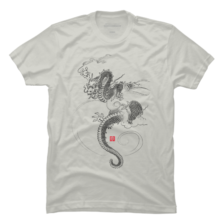 Dragon in the Clouds (black)