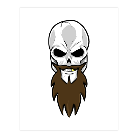 Happy Beard Skull