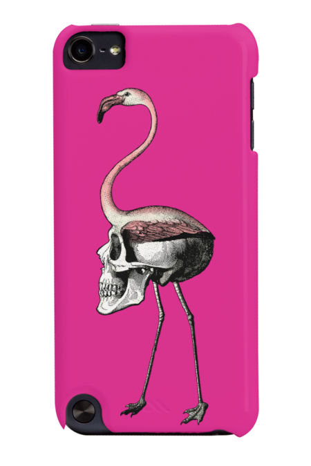 flamingo skull by kiryadi