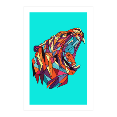 polygonal tiger by Vladajust