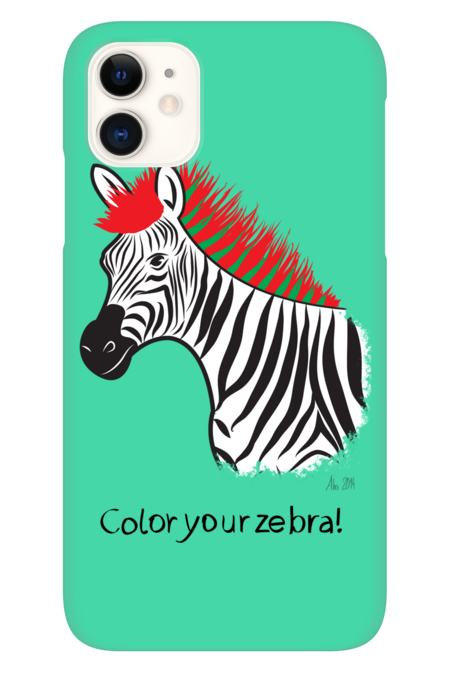 Color your zebra!