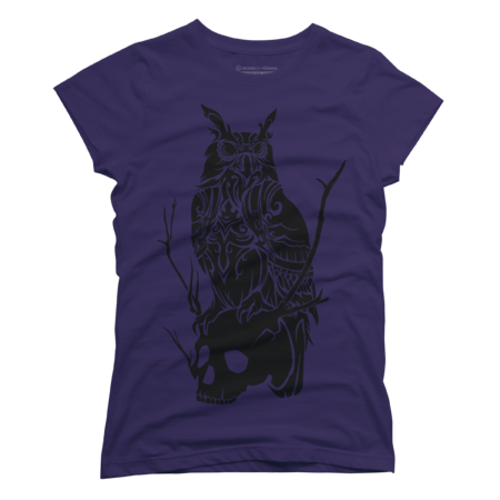 Owl and Skull by TurkeysDesign