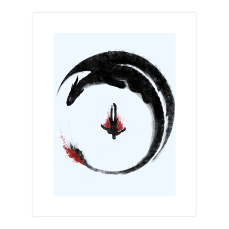 Viking Dragon Emblem by TrueThreads