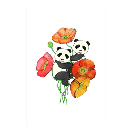 Poppies and Pandas by micklyn