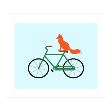 Fox Riding Bike by EvilTalkingHam