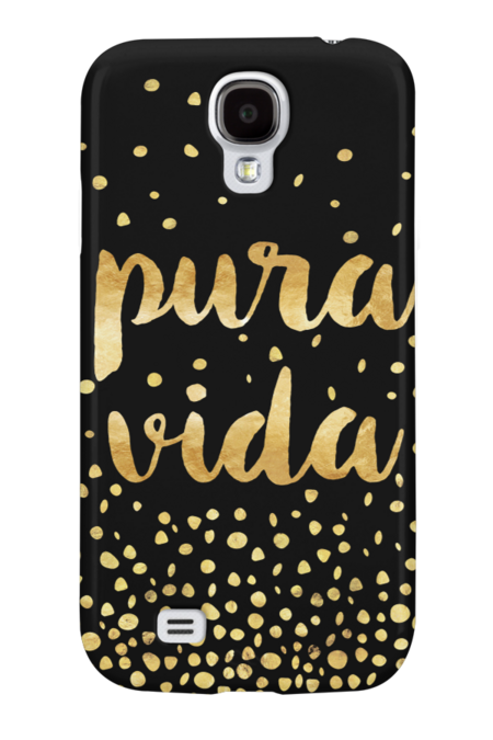 Pura Vida Gold Champagne Bubbles by ErinMorris